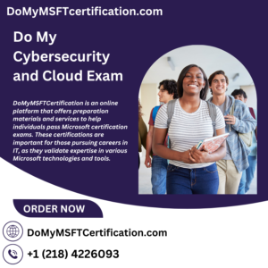 Do My Cybersecurity and Cloud Exam