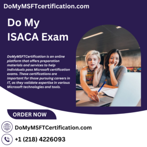 Do My ISACA Exam