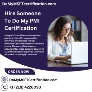 Hire Someone To Do My PMI Certification