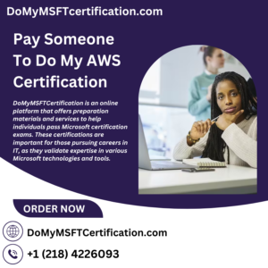 Pay Someone To Do My AWS Certification