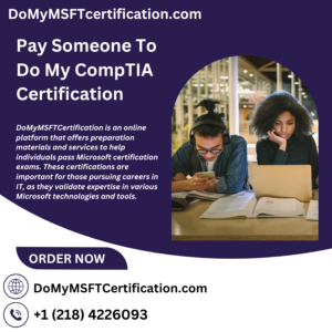 Pay Someone To Do My CompTIA Certification