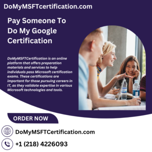 Pay Someone To Do My Google Certification