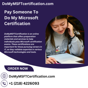 Pay Someone To Do My Microsoft Certification