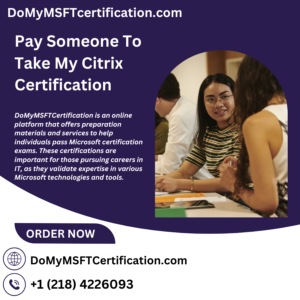 Pay Someone To Take My Citrix Certification