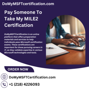 Pay Someone To Take My MILE2 Certification