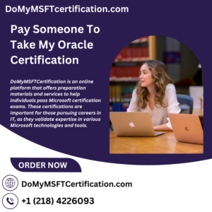 Pay Someone To Take My Oracle Certification