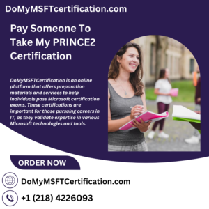 Pay Someone To Take My PRINCE2 Certification