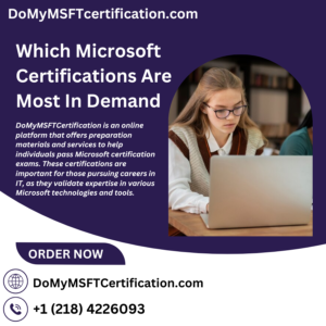 Which Microsoft Certifications Are Most In Demand